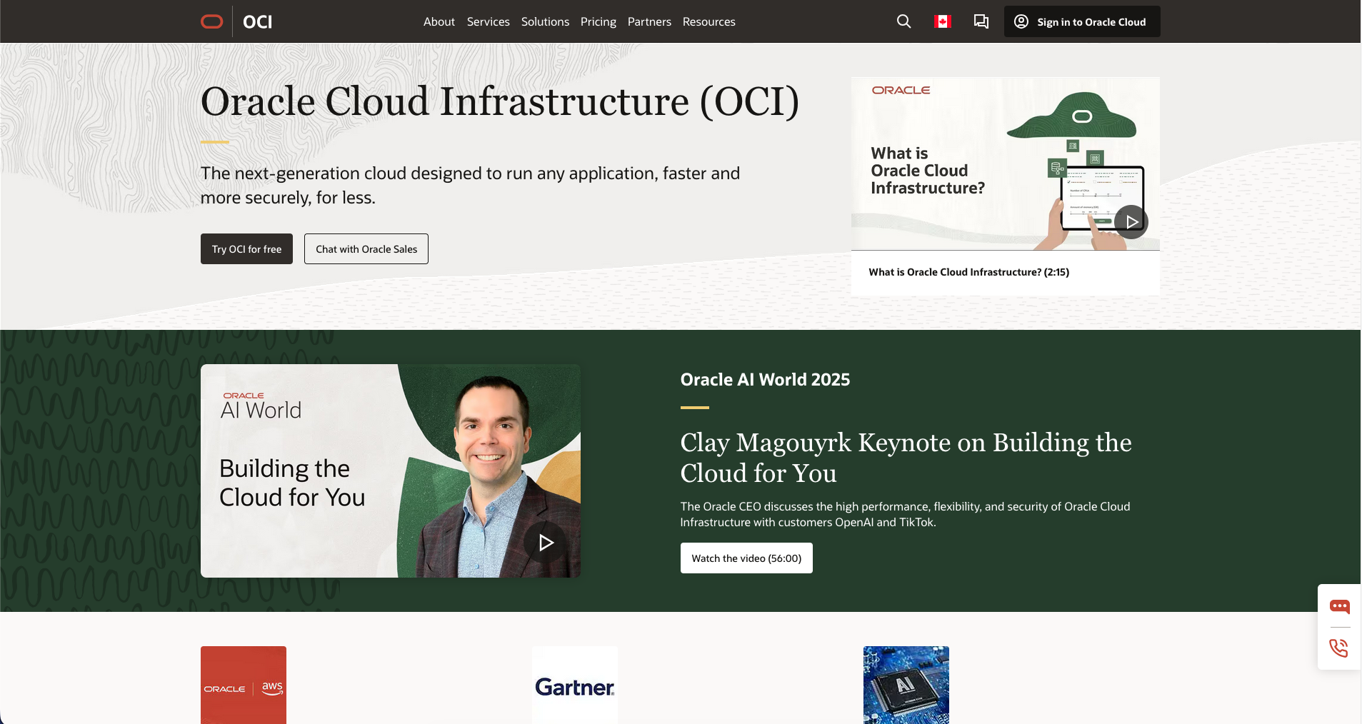 Oracle Cloud Infrastructure
